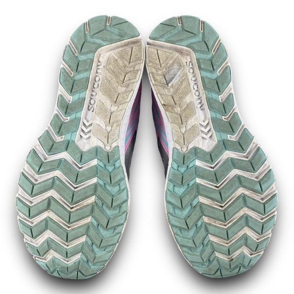 Saucony Cohesion 14 Running Shoes SK164363 Athletic Sneakers Multicolor Youth 4M - Picture 8 of 9